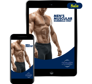 men-muscular athletic-Dumbbells